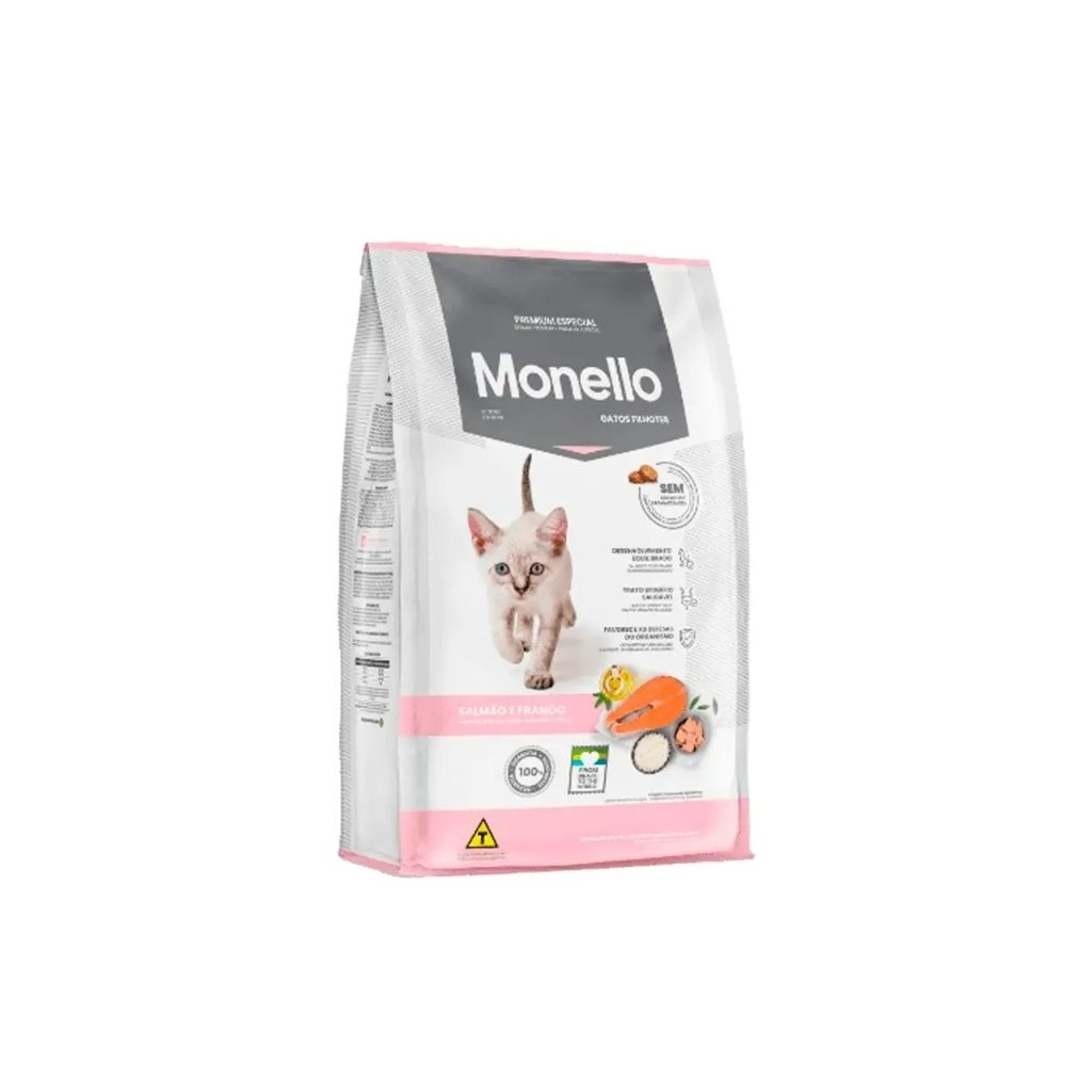 Monello Gatitos Salmón y Pollo